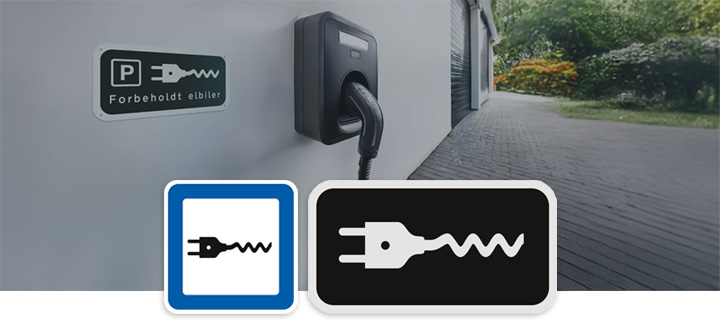 Elbil skilte